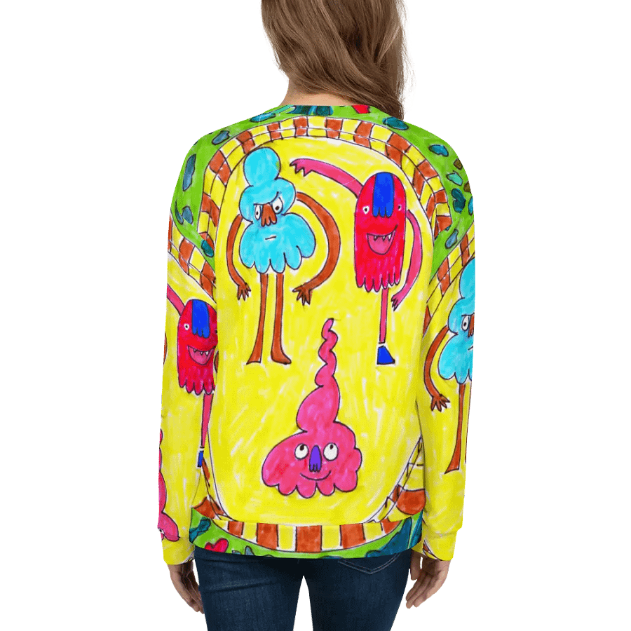 Abstract Doodle Folk Unisex Sweatshirt product image (11)