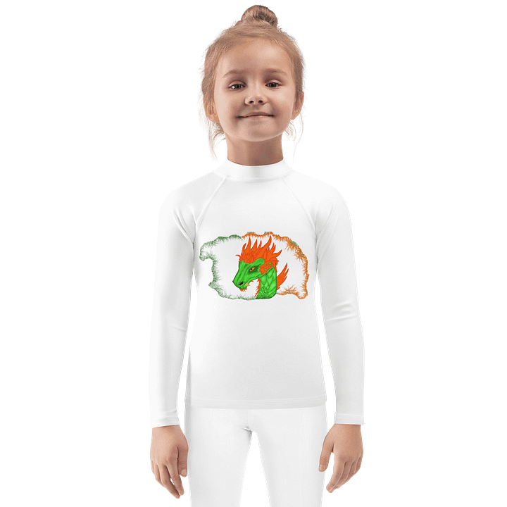 Fiery Dragon Kids Rash Guard product image (1)