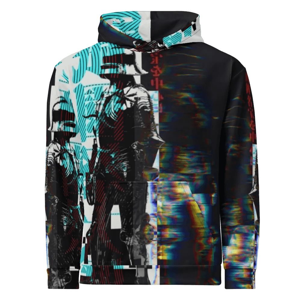 Gothic Cyberpunk Unisex AOP Hoodie product image (11)
