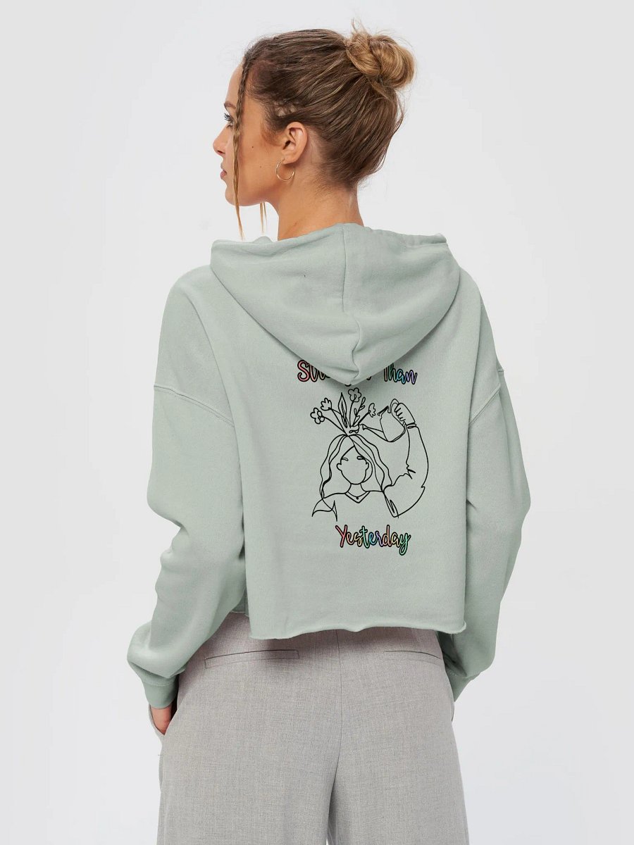 Blooming Resilience Cropped Hoodie product image (5)