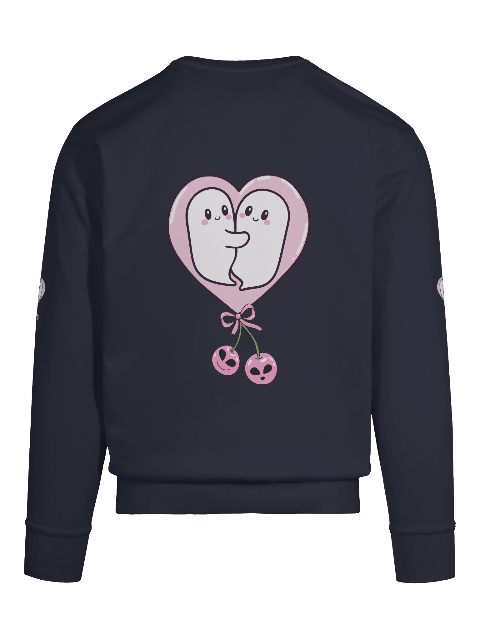 Cute Ghosts in Love Sweatshirt – Heart & Cherries product image (111)