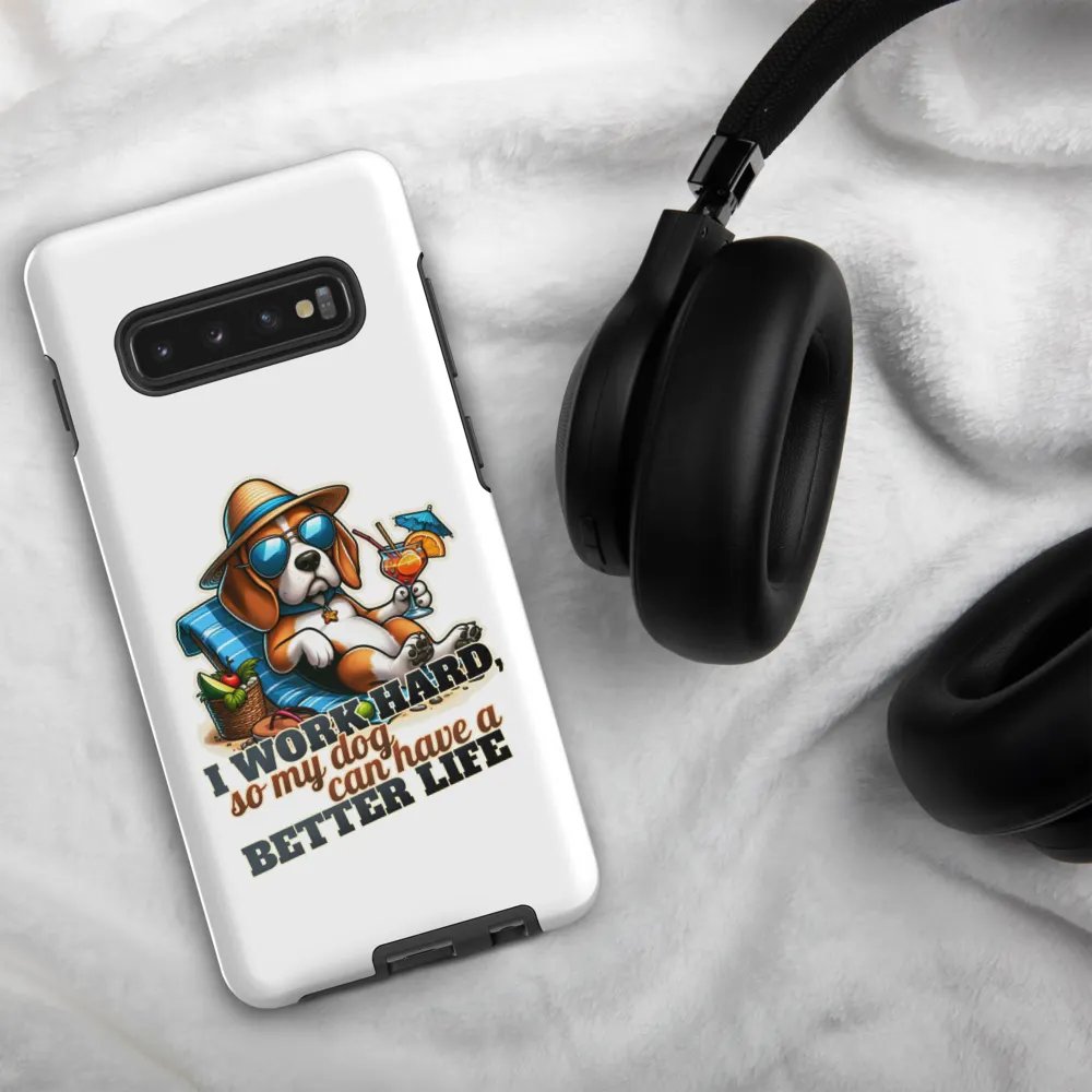 Work Hard - Beagle Beach - Tough Case for Samsung® product image (50)