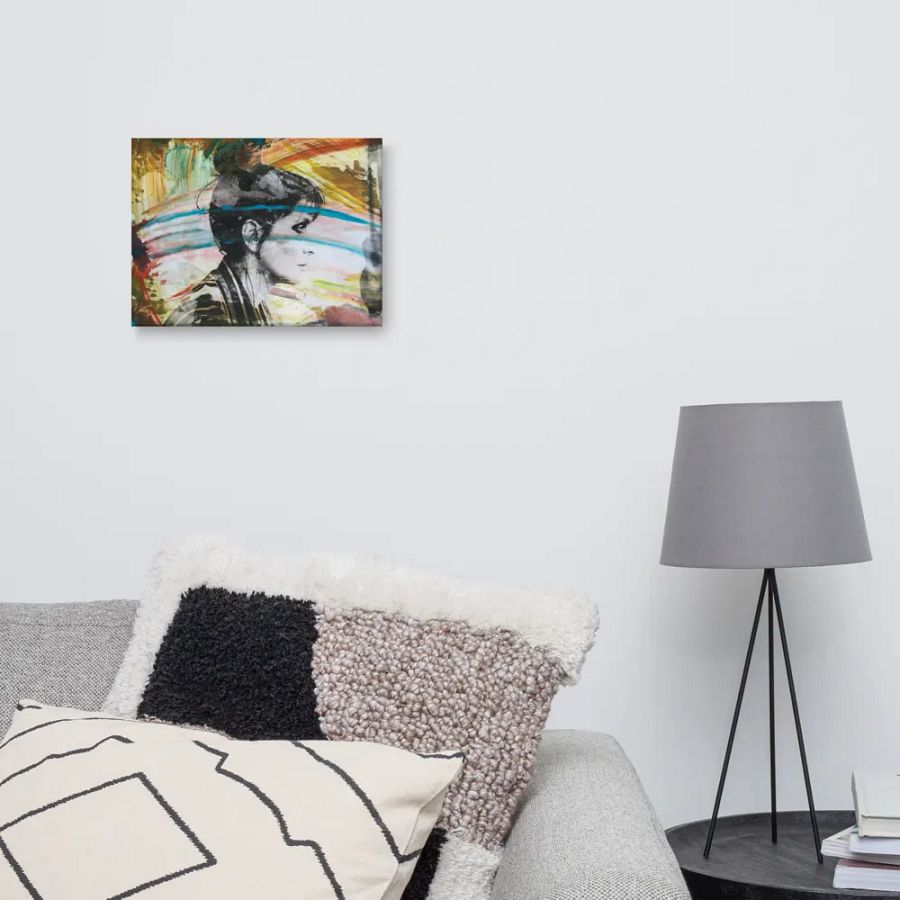 HARD SAIL PAINT SPLASH CANVAS WALL ART product image (10)