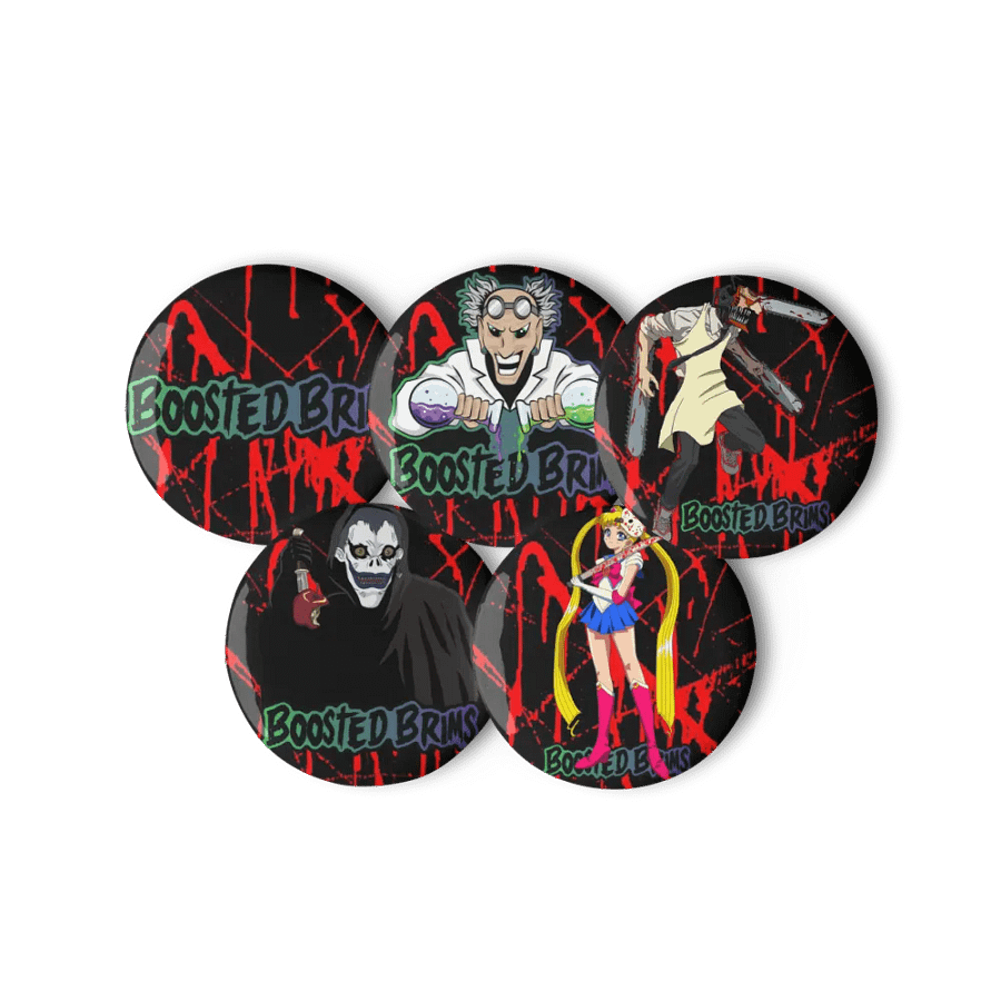 Slasher/Anime mash up pins product image (11)