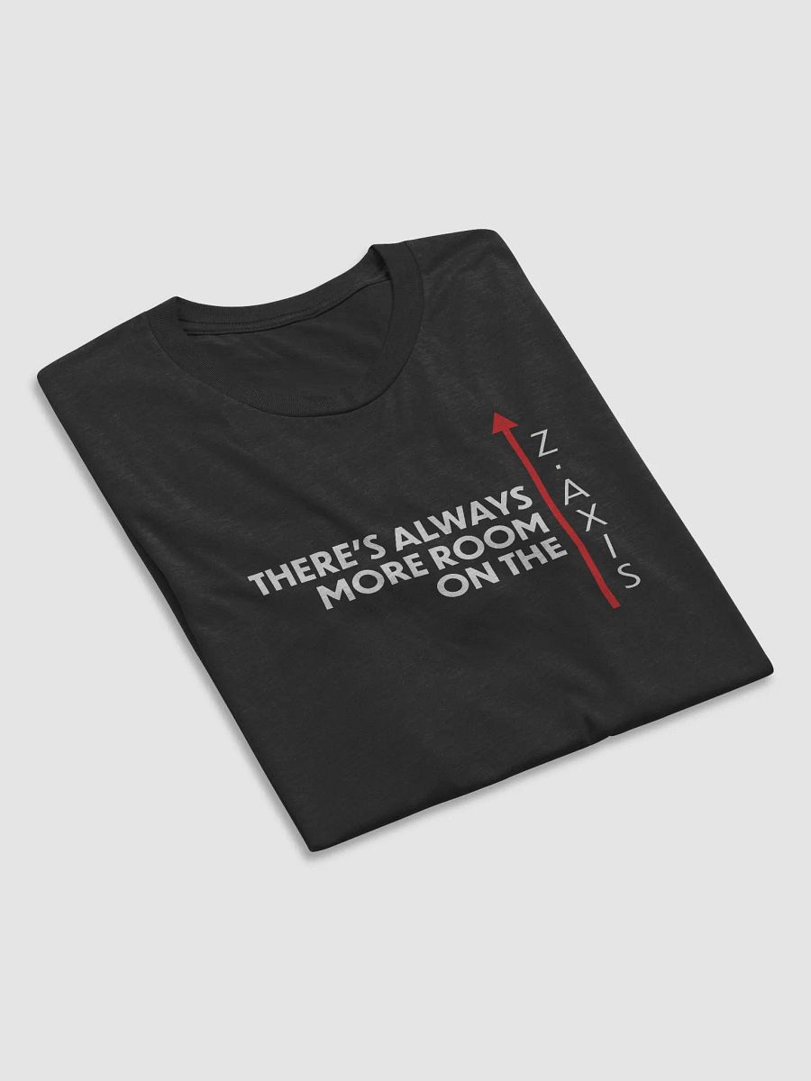 More room on the Z-Axis (Black) (Tri-blend Tee) product image (5)