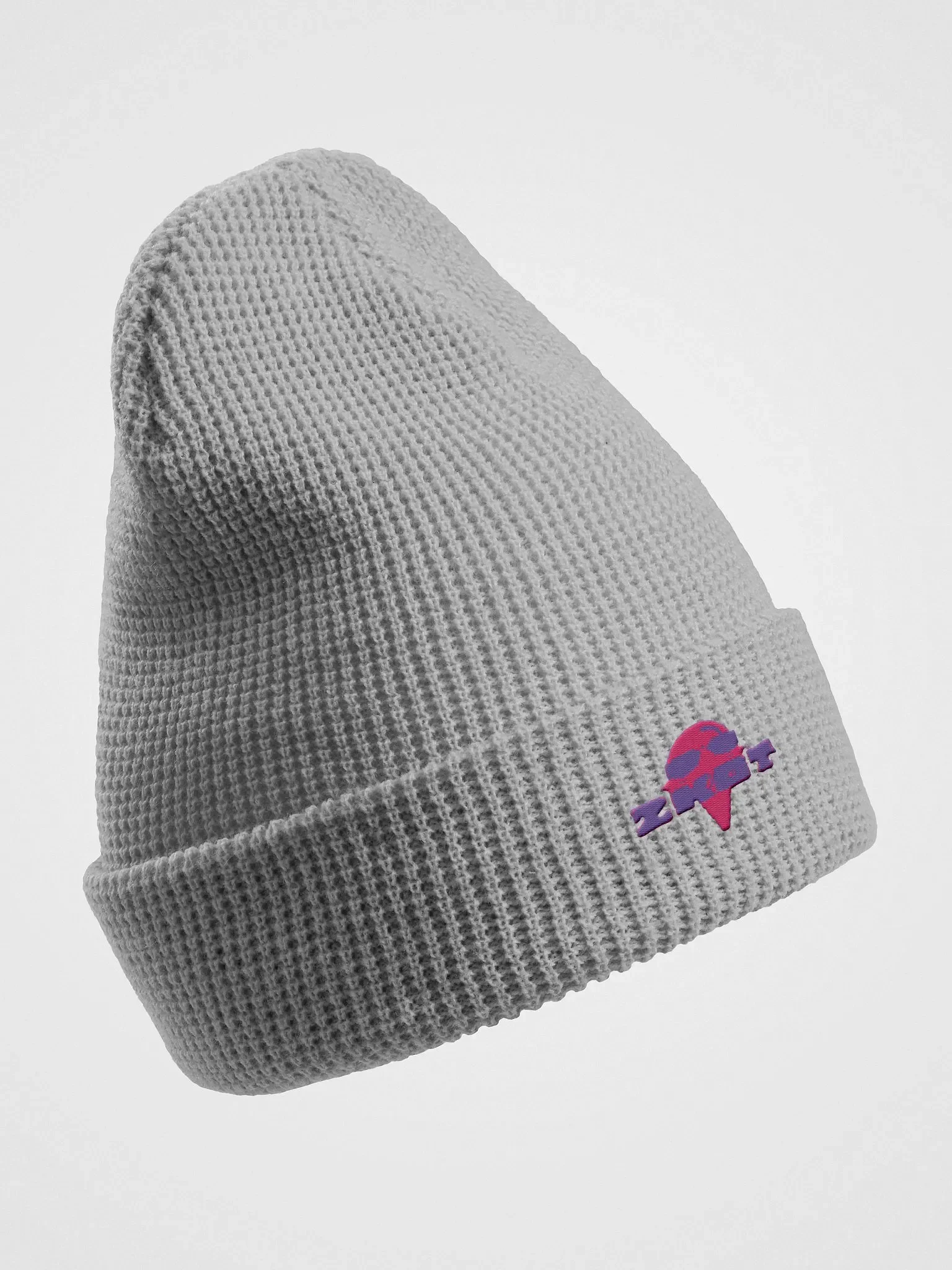 Pink Logo ZKOT Waffle Beanie - Show your Support with Style - Headwear product image (3)