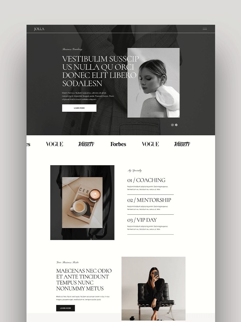 Jolla - Squarespace 7.1 Template product image (1)