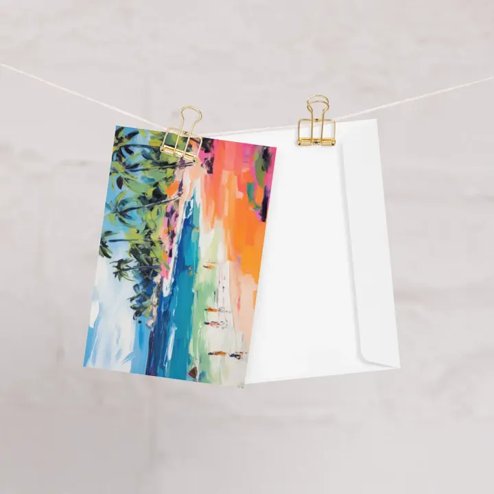 'Tropical Bliss' Greeting Card product image (1)