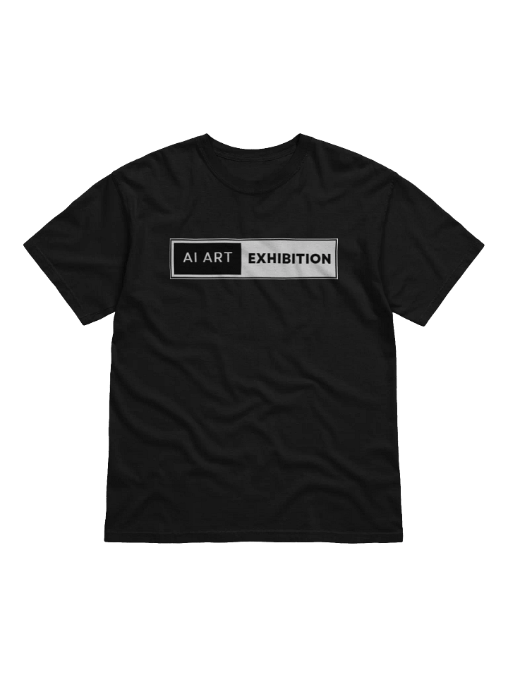 "AI ART EXHIBITION LOGO" 100% cotton T-shirt product image (1)