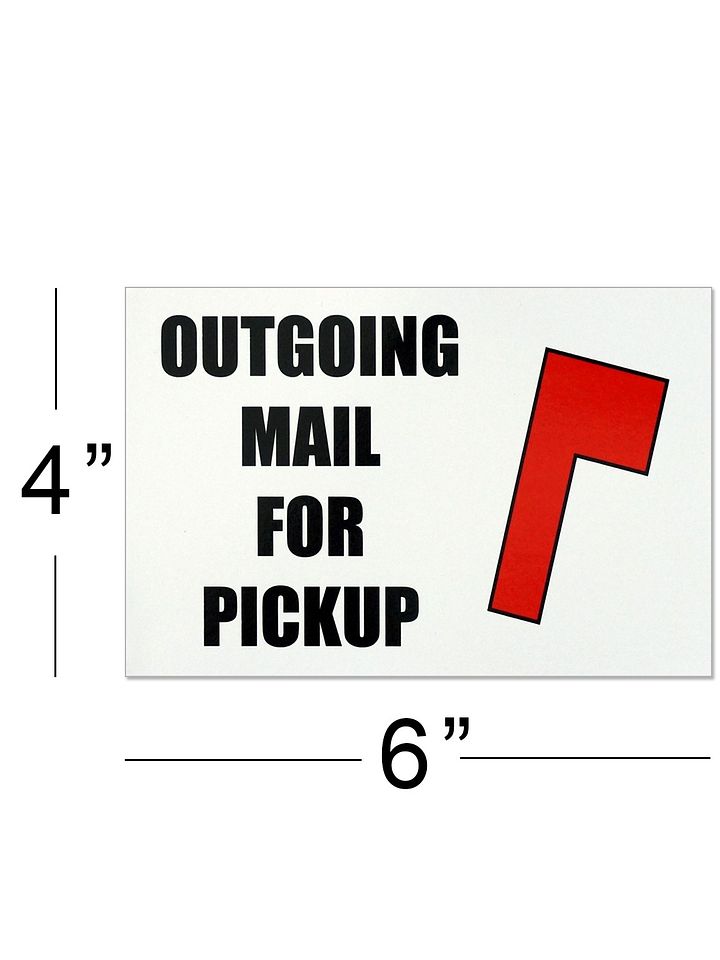 Mailbox Outgoing Mail Magnet product image (1)
