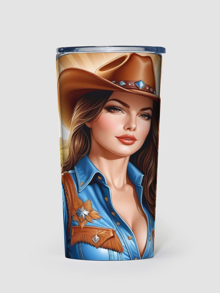 Beautiful Cowgirl 20 oz Stainless Steel Tumbler - V2 product image (1)