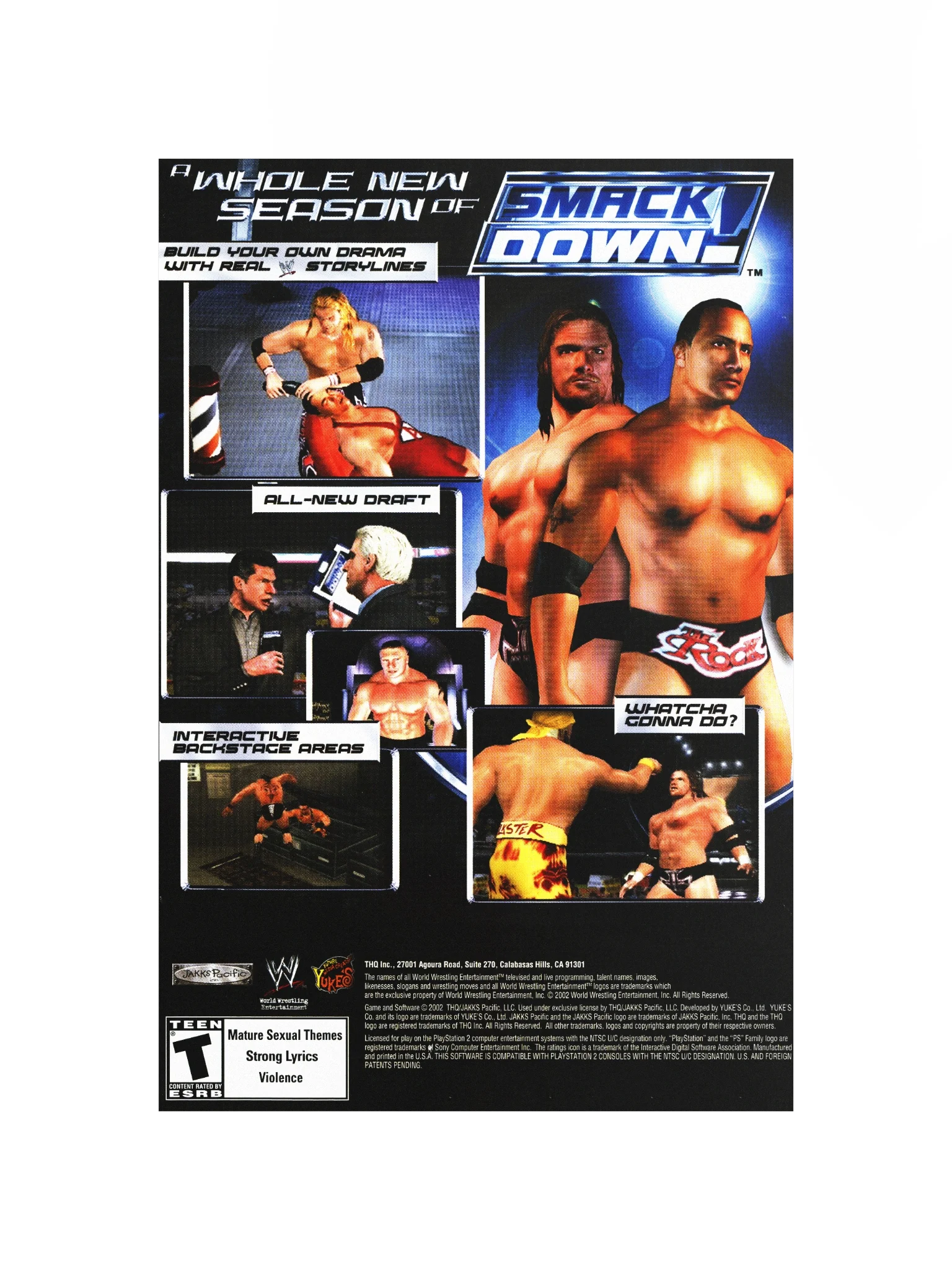 SmackDown! Shut Your Mouth (PS2) - Promotional Poster/Flyer product image (4)