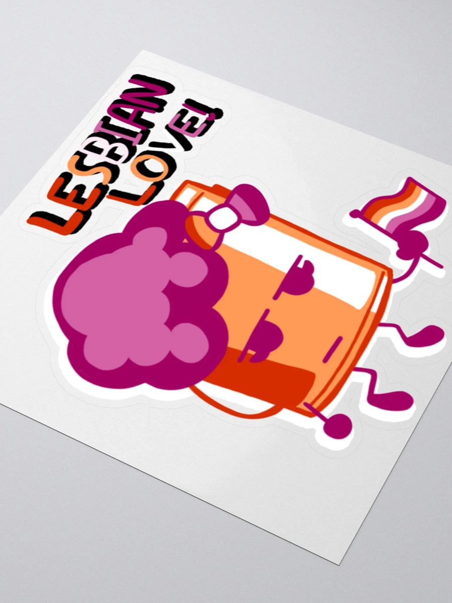 Paint Bucket Lesbian Love Sticker product image (8)