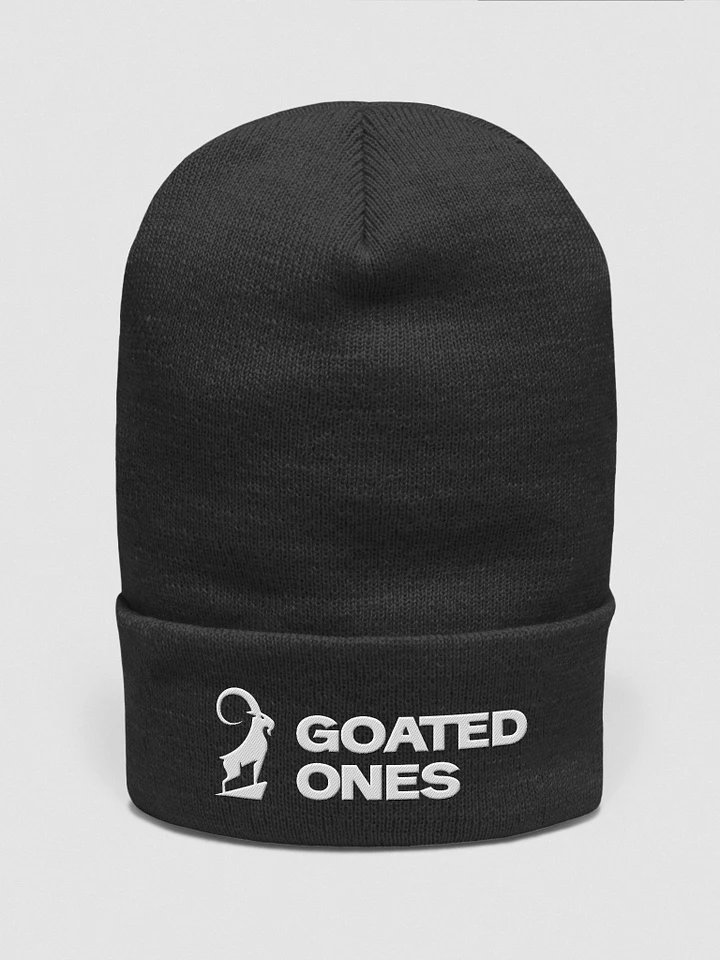 Goated Ones Logo Beanie - White product image (1)