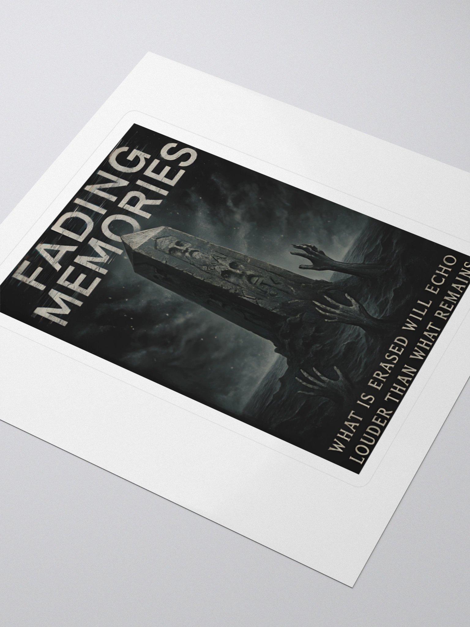 “Fading Memories: Echo Monument” Stickers – Altaræ product image (3)