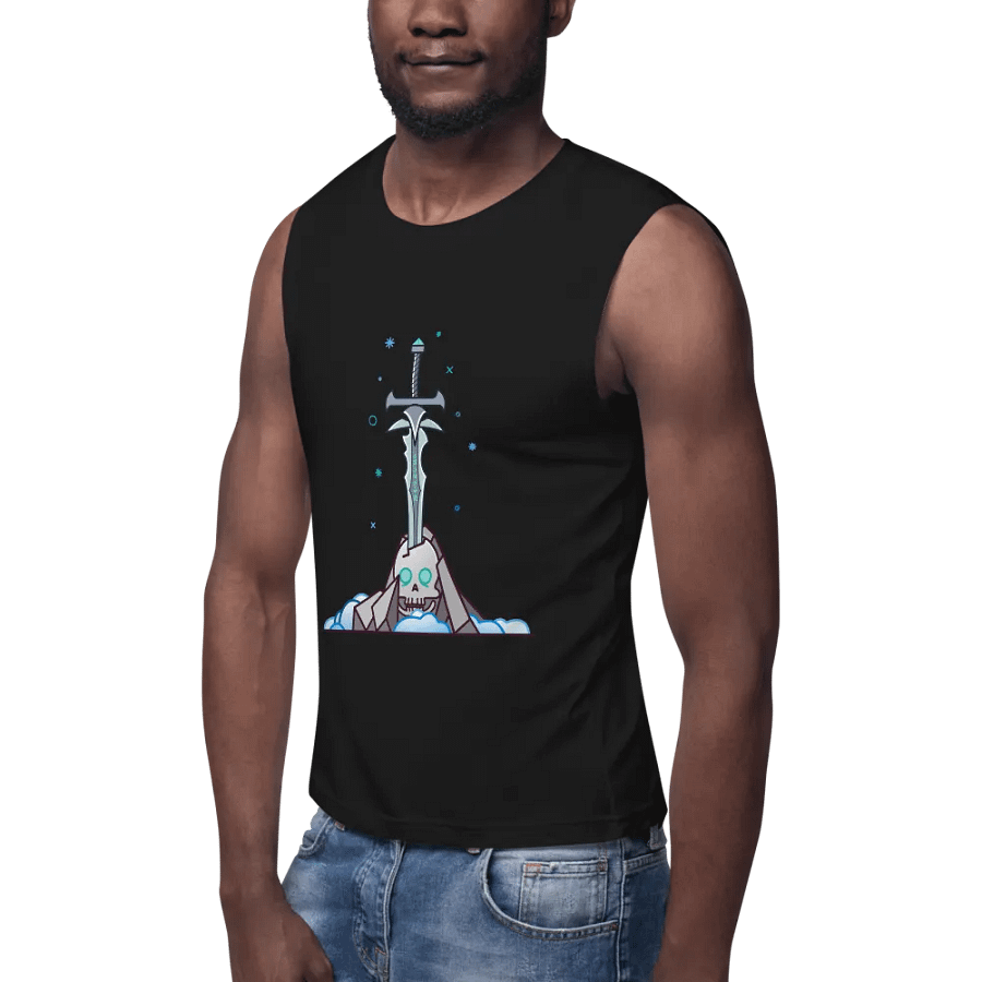 Sword in the Skull - Lich Variation - Men's Style Muscle Tank product image (7)
