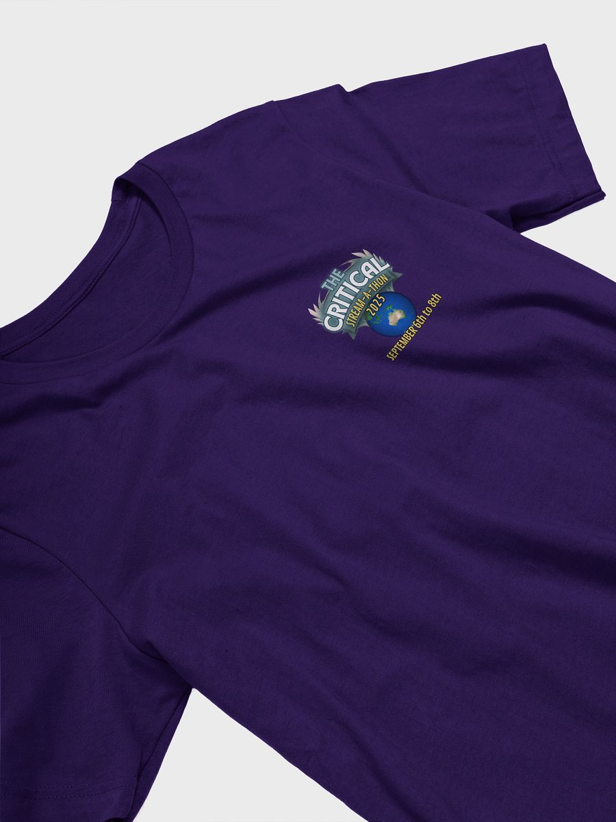 CRITICAL Tee – Limited Edition Stream-A-Thon Shirt product image (3)