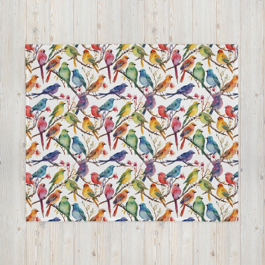Multi Coloured Birds Blanket product image (5)