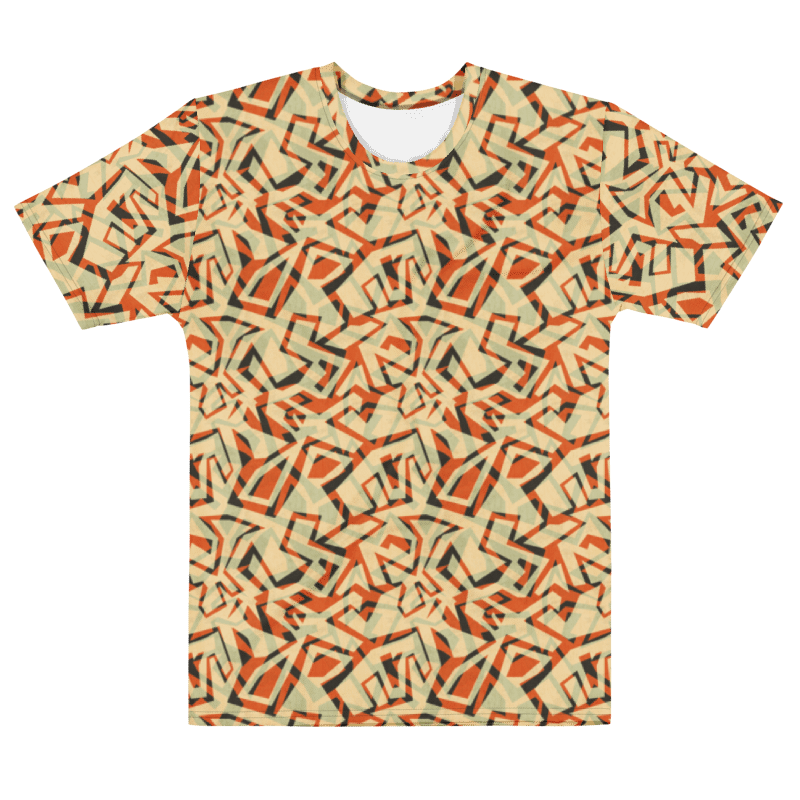 Orange Grunge | Crew Neck T-Shirt product image (6)
