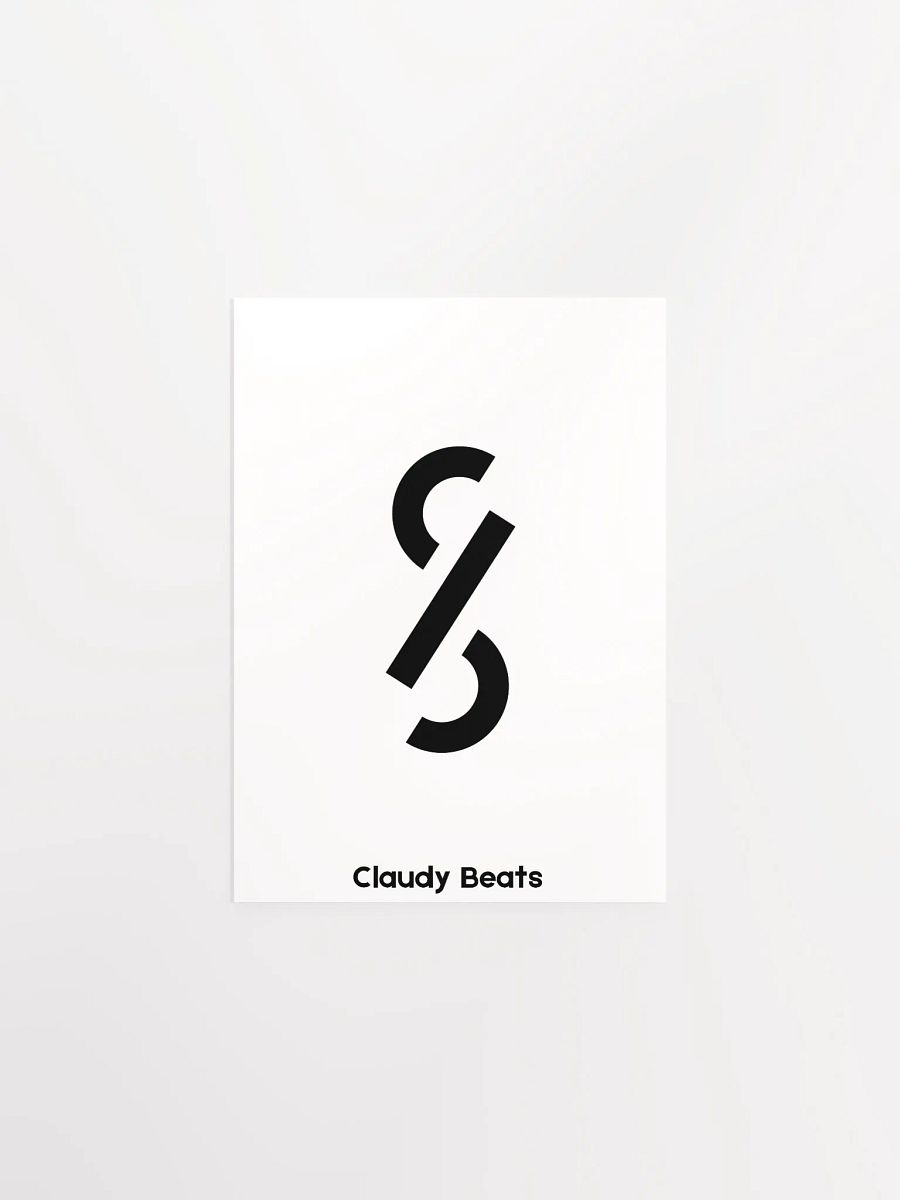 CLAUDY BEATS MIDNIGHT MUSE MATTE POSTER product image (1)
