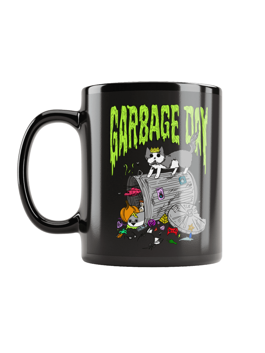 garbage day mug (black) product image (12)