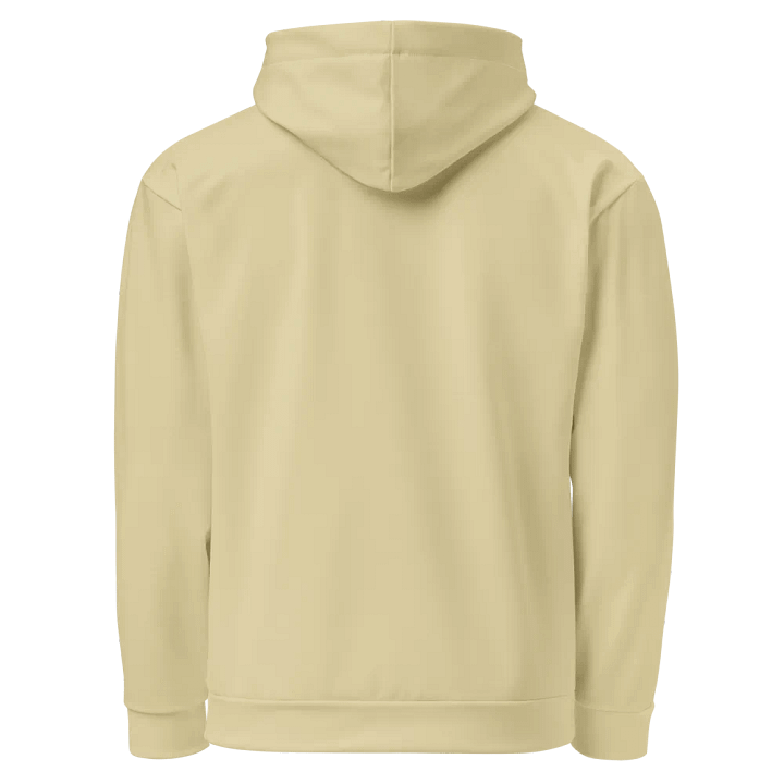 Plain Light Yellow Soft Summer Unisex Recycled Polyester Heavyweight Premium Hoodie by Treasure Pie product image (2)