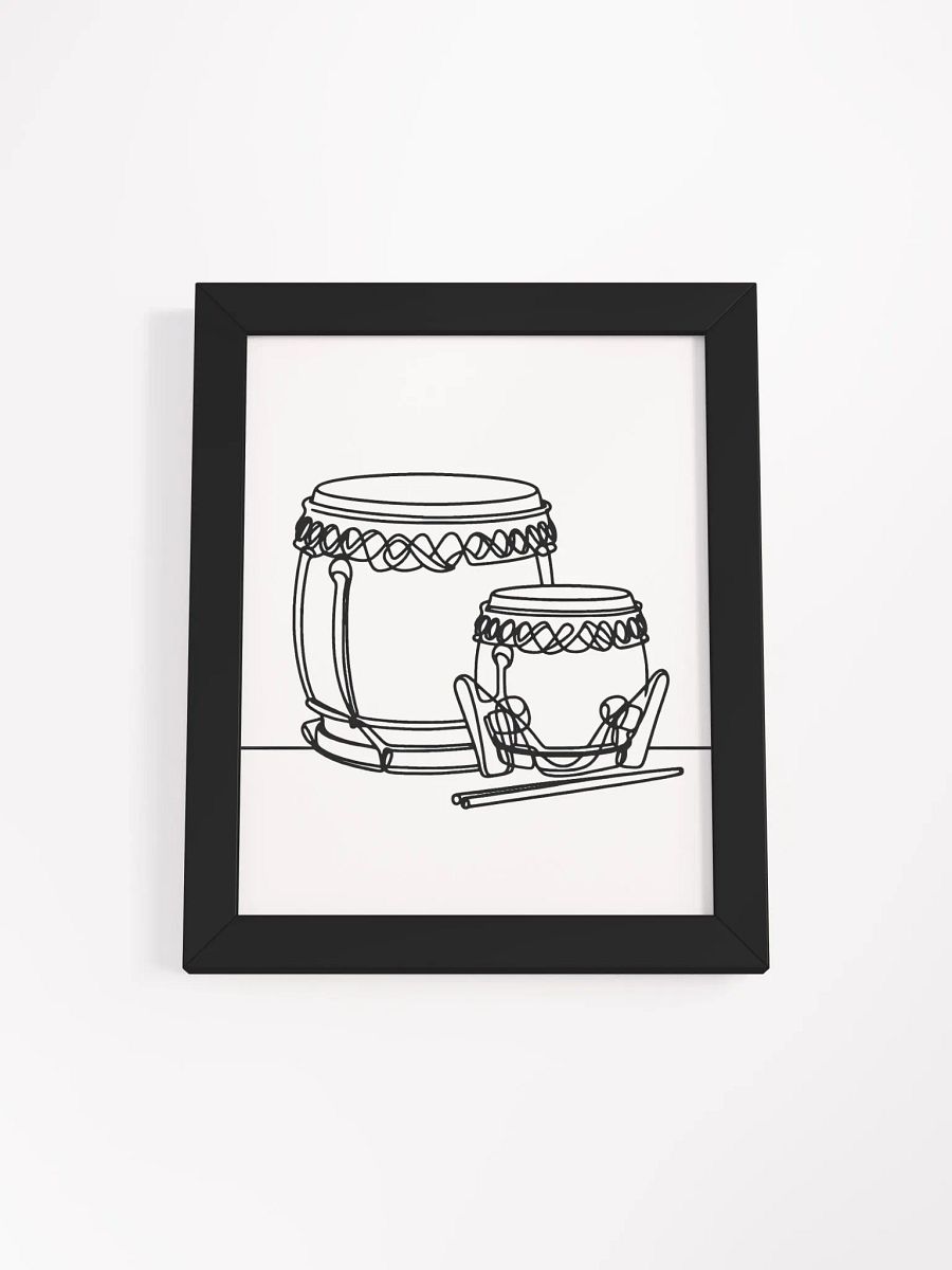 Traditional Japanese Drum Line Art Set Poster product image (6)