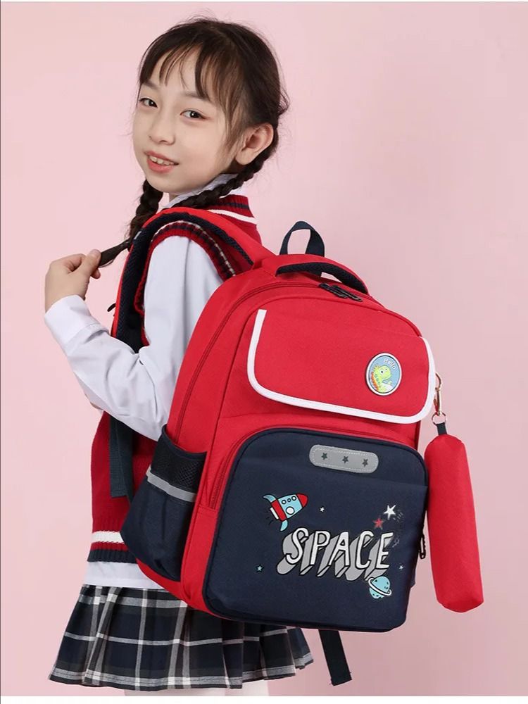 Children's Large Capacity Bag For Burden Reduction And Spine Protection product image (3)