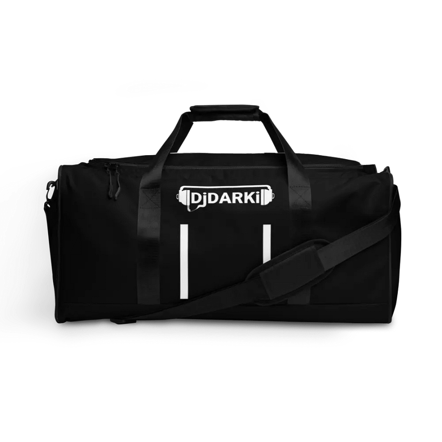 Djdarki Black All-Over Print Duffle Bag product image (7)