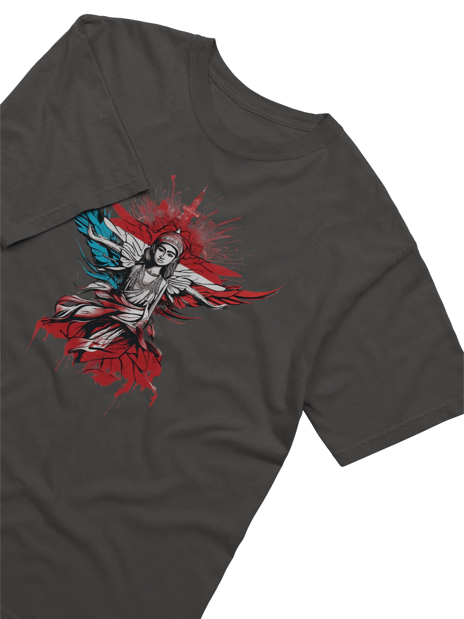 Seraphic Wings Tee, Ethereal Relaxed Fit, Perfect Gift Idea product image (2)