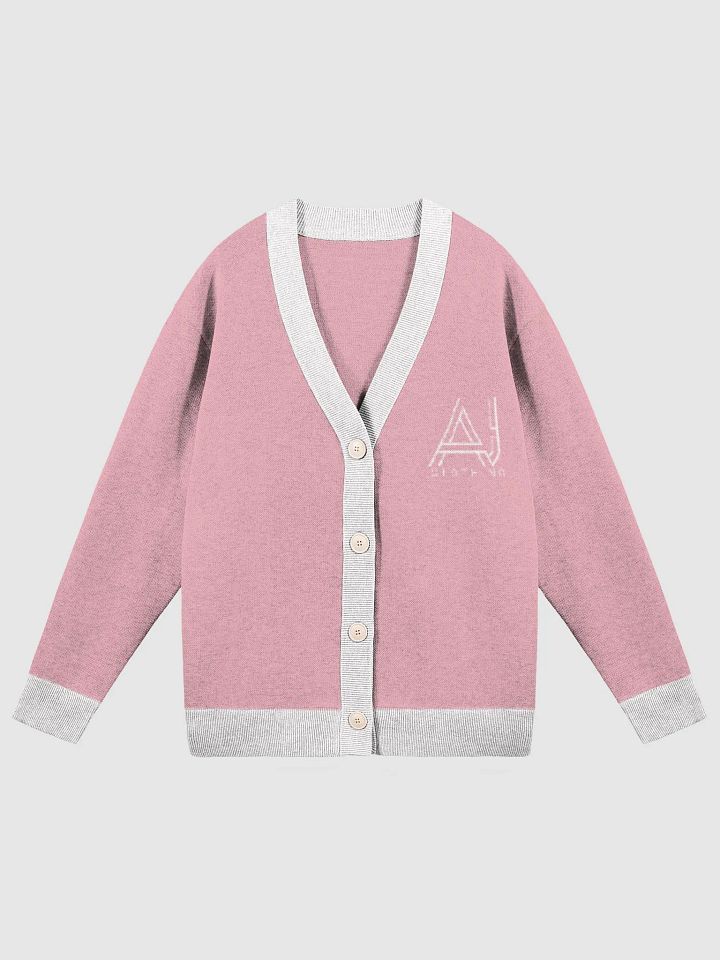 AJ Ladies Cardigan Pink product image (1)