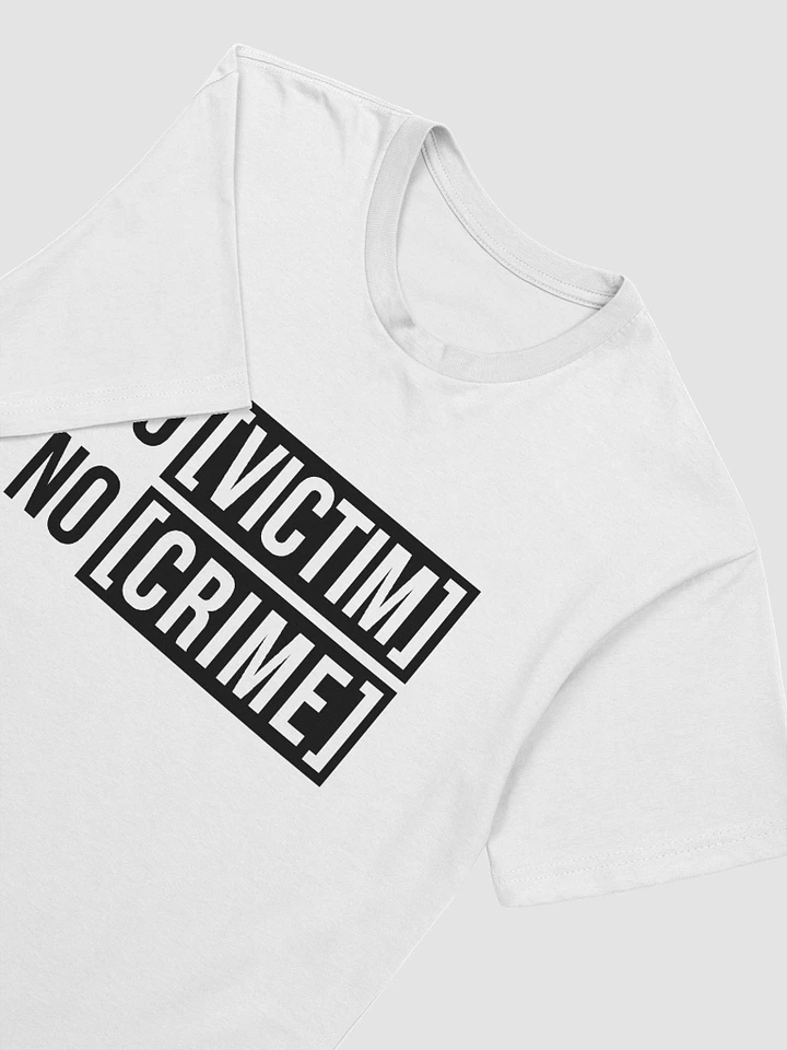 No Victim No Crime V1 Black Design Next Level Tee product image (6)