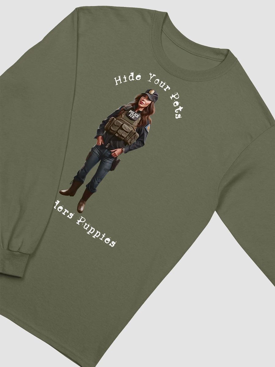 Hide Your Pets She Murders Puppies Long Sleeve Tee product image (12)