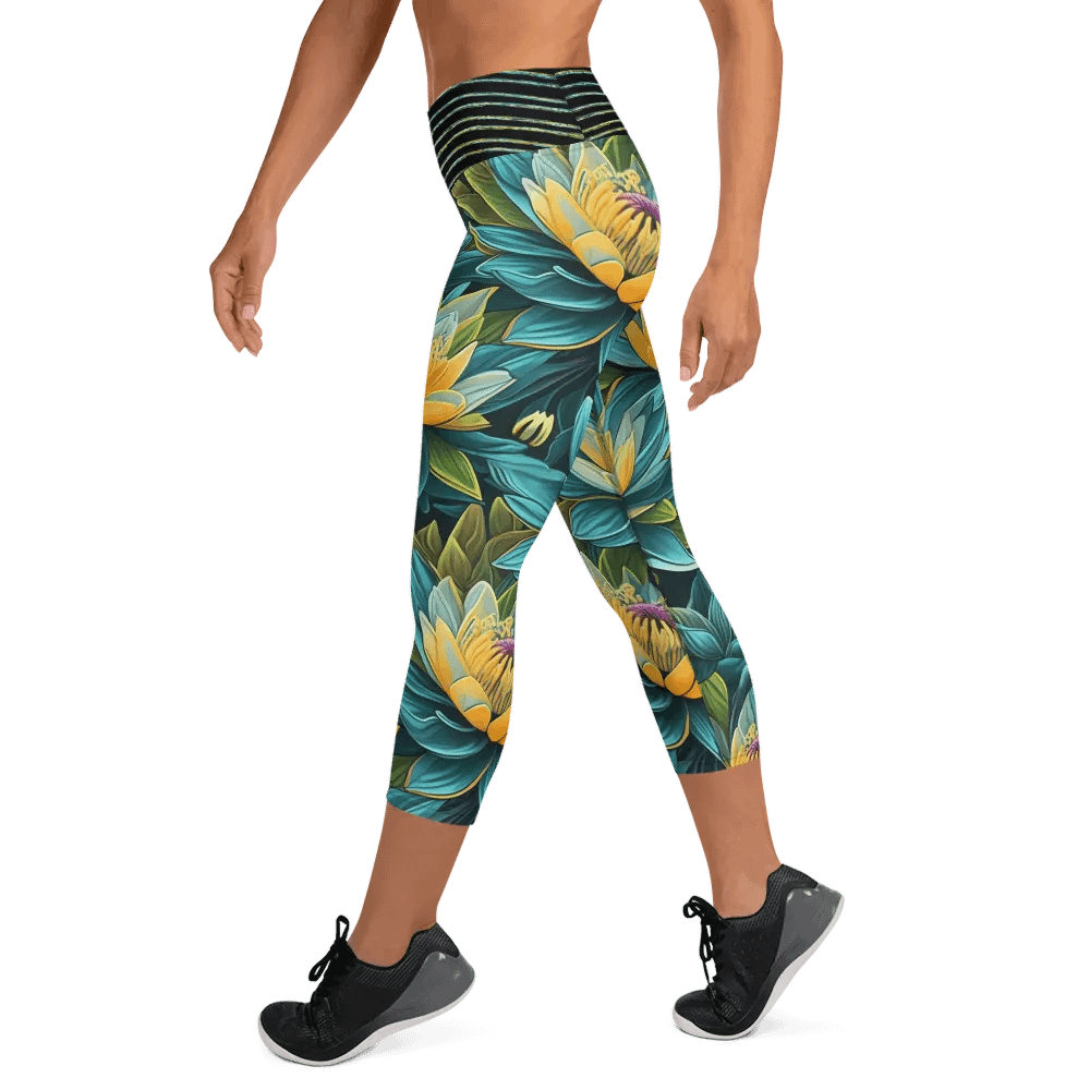Lotus blue yoga leggings product image (3)