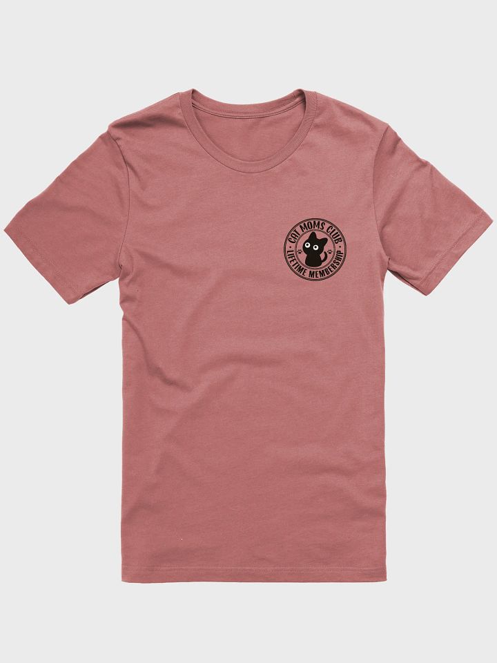 Cat Moms Club Unisex Tee (Left Chest Print) product image (2)