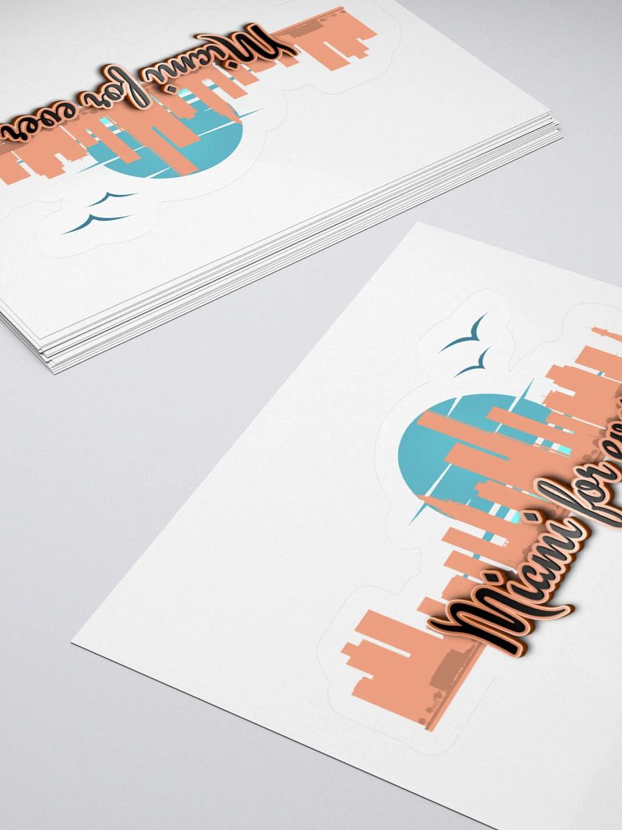 Miami Forever Skyline Stickers product image (11)