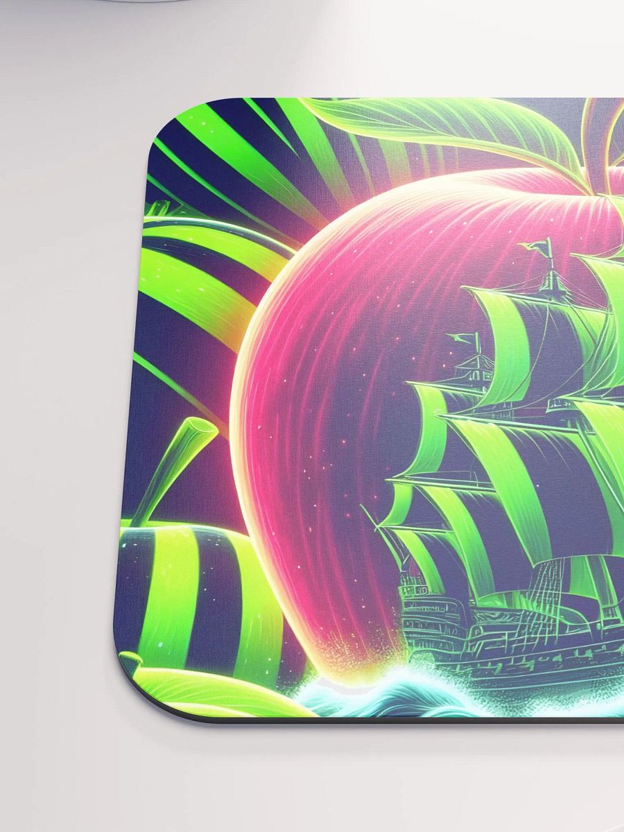 Neon Apple Dreams Mouse Pad product image (6)