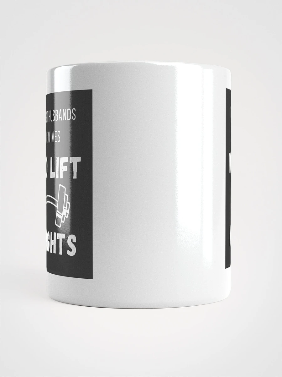 The Best Husbands Have Wives Who Lift Weights - White Mug product image (5)