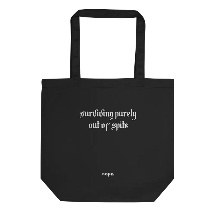 nope. resolute - spite tote product image (1)