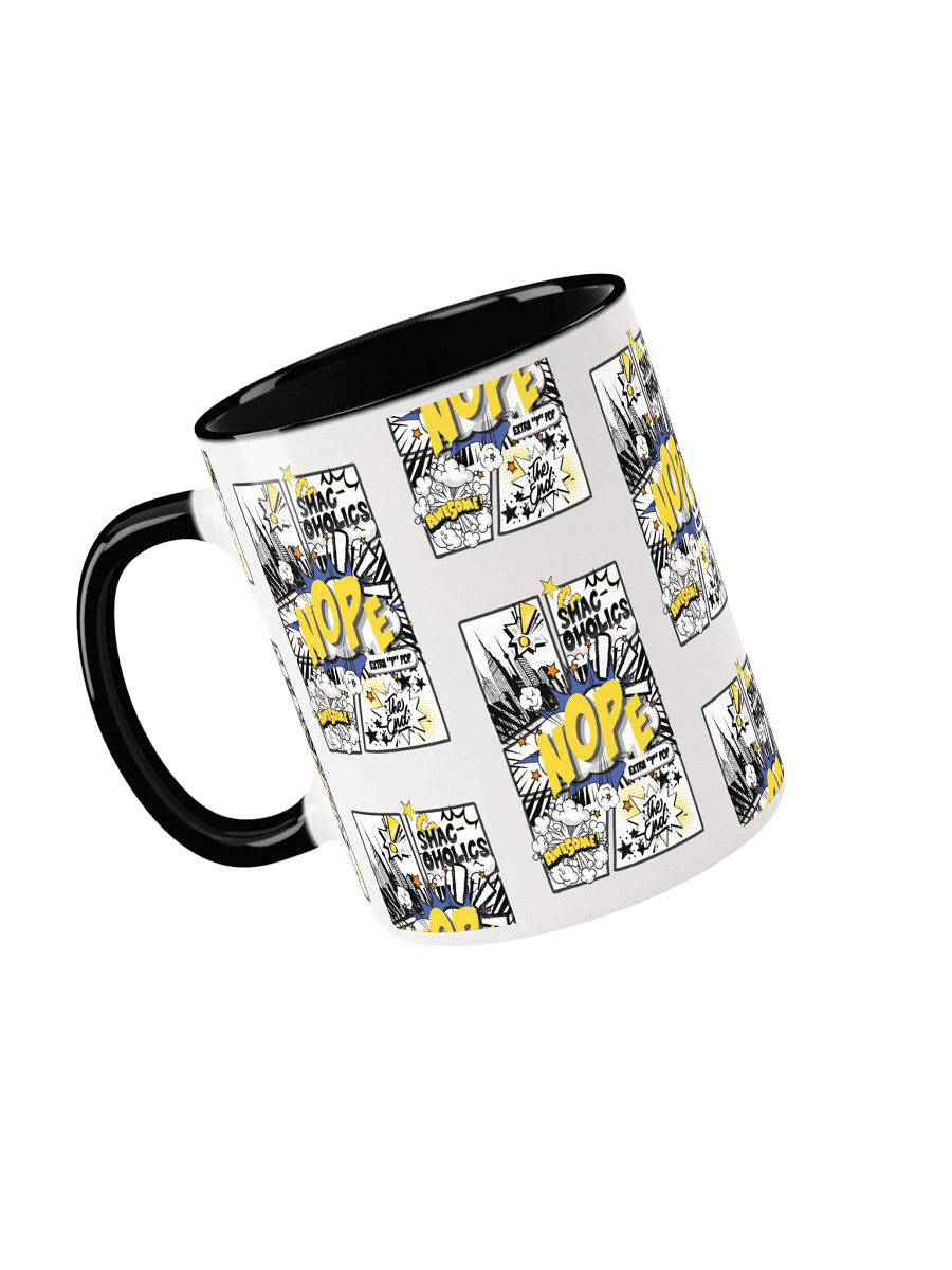 Shac-oholics Comic Blast Mug - Yellow 