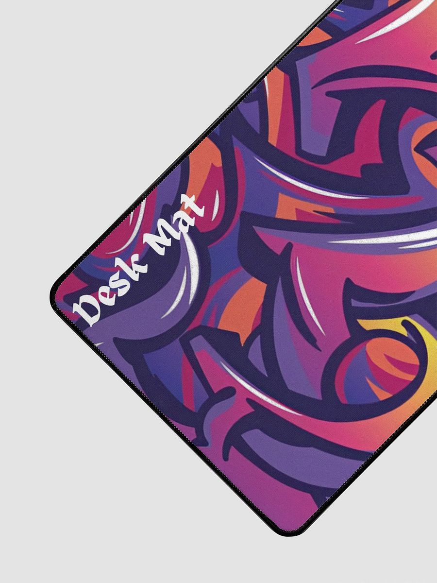 Desk Mat 15.5" x 31.5" Graffiti Color product image (3)