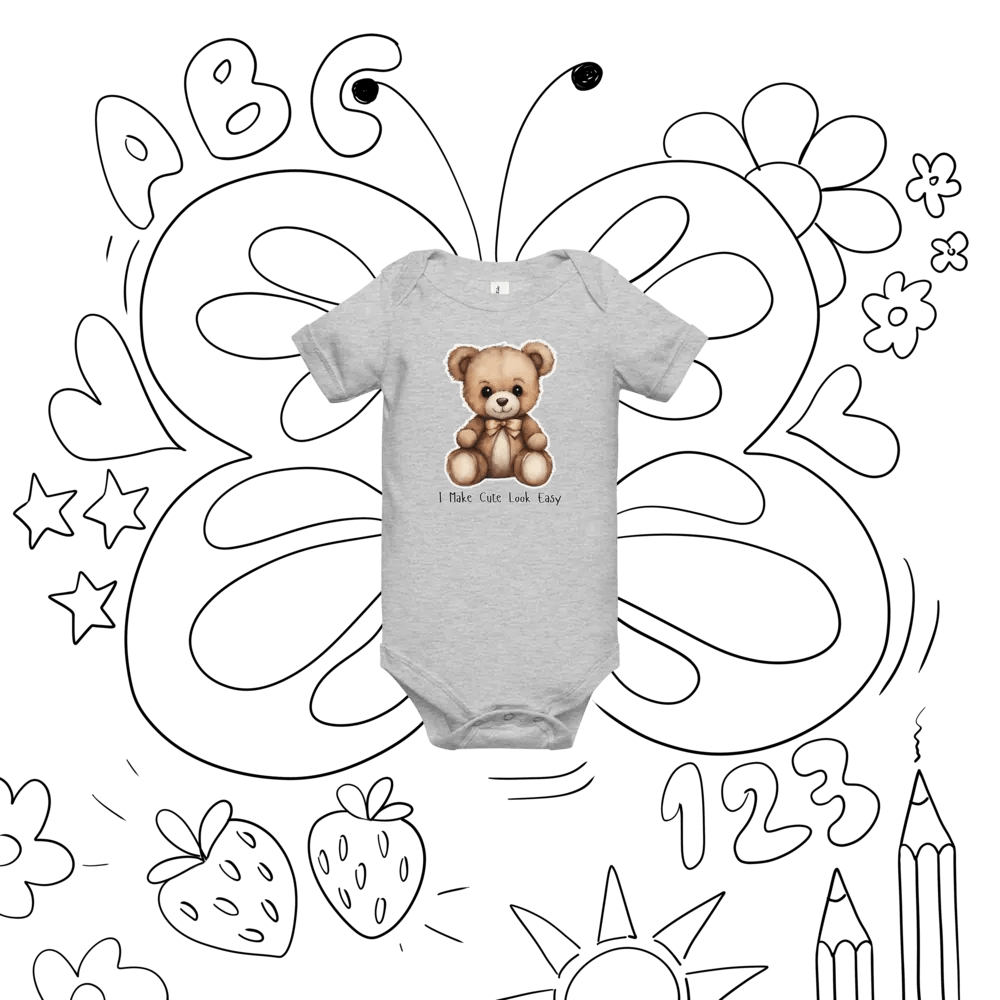 Whimsical Teddy Bear Baby Onesie product image (47)