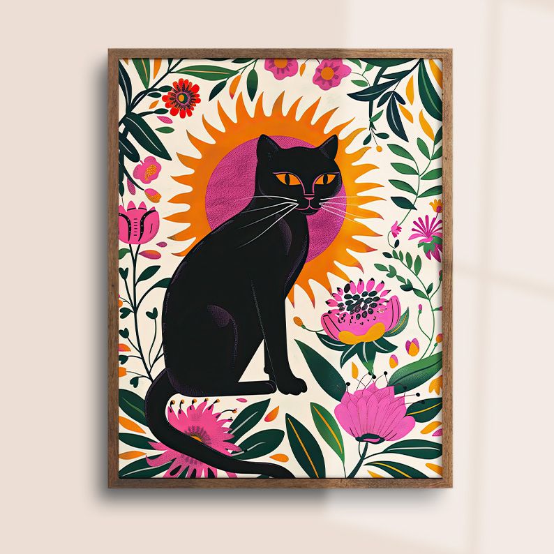 Maximalist Gallery Wall Set of 9 Colorful DIGITAL Prints product image (9)