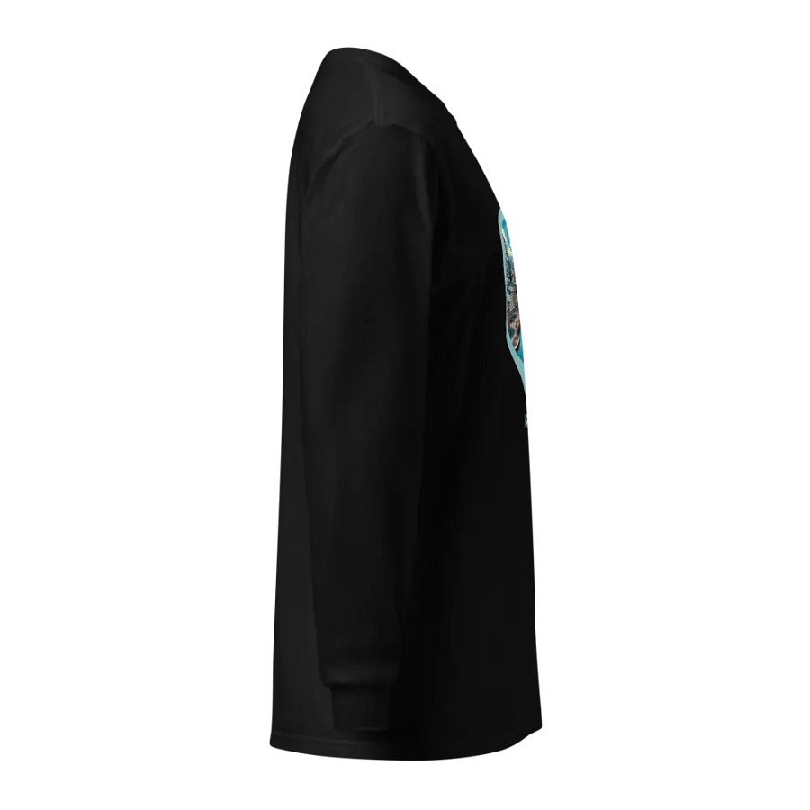 Cityscape Pin Artistic Long Sleeve Shirt | AI Design: Hamburg, Deutschland product image (4)