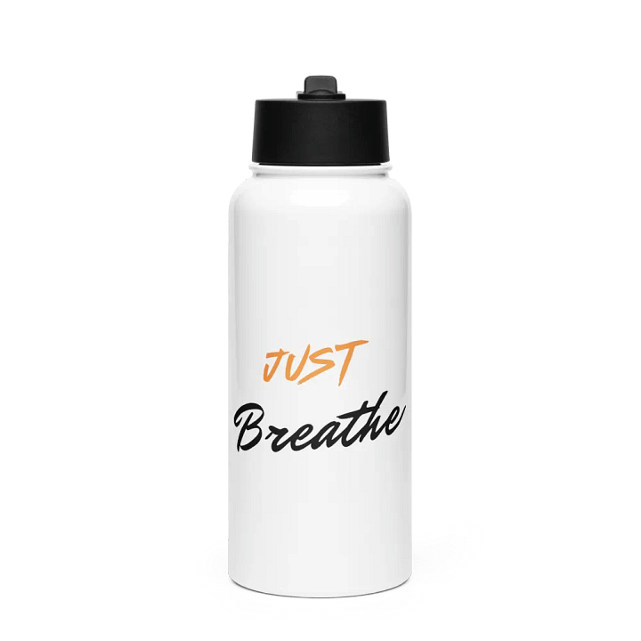 JUST Breathe Stainless Steel Water Bottle product image (1)