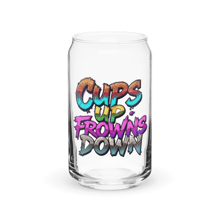 Vibrant Graffiti Can-Shaped Glass product image (2)