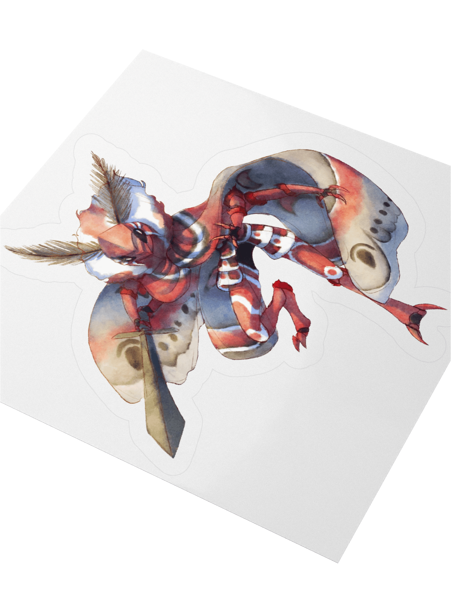 Moth Knight - sticker product image (7)