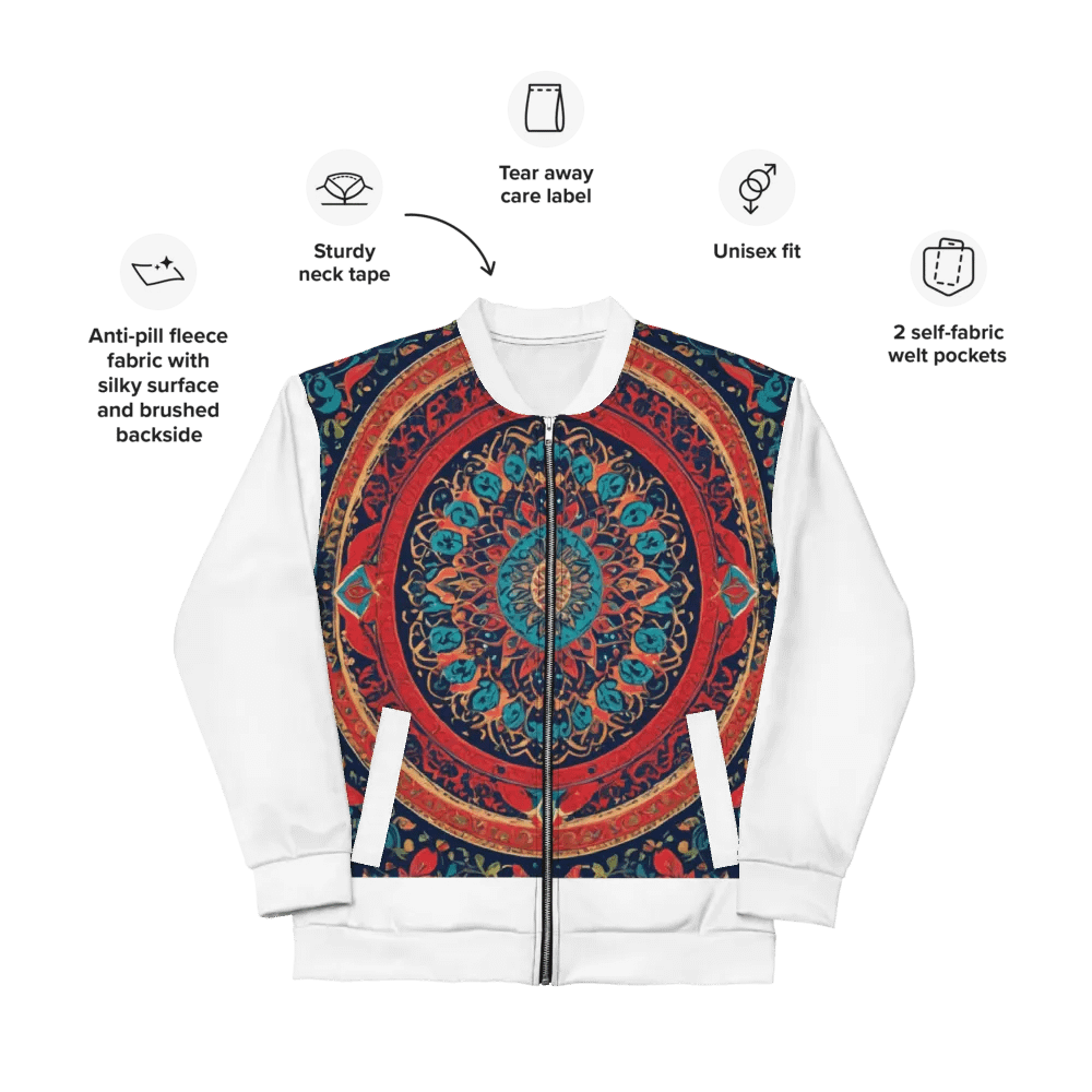 Jacket with Persian Carpet Design Mix of Beautiful Colors product image (10)