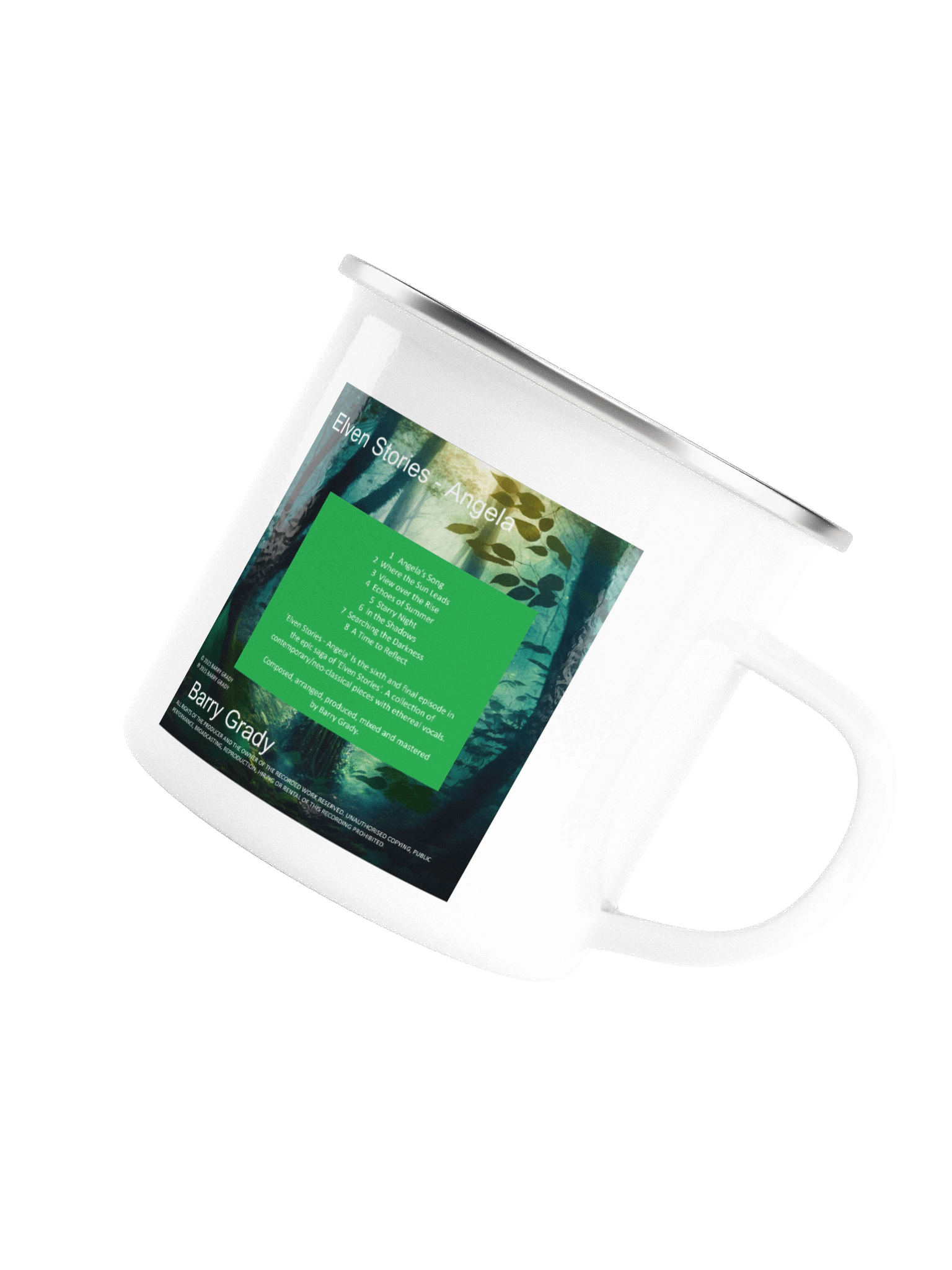 'Elven Stories - Angela' Enamel Mug product image (5)
