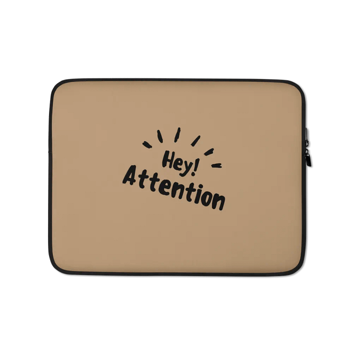 Attention Laptop Sleeve product image (1)